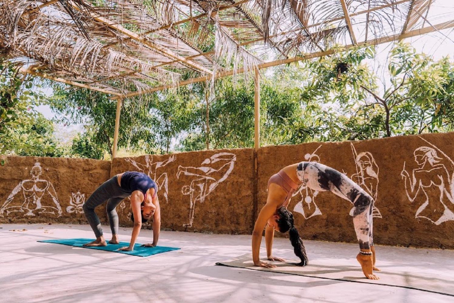Jamboree Creek Yoga Mandrem Buitenkant foto
