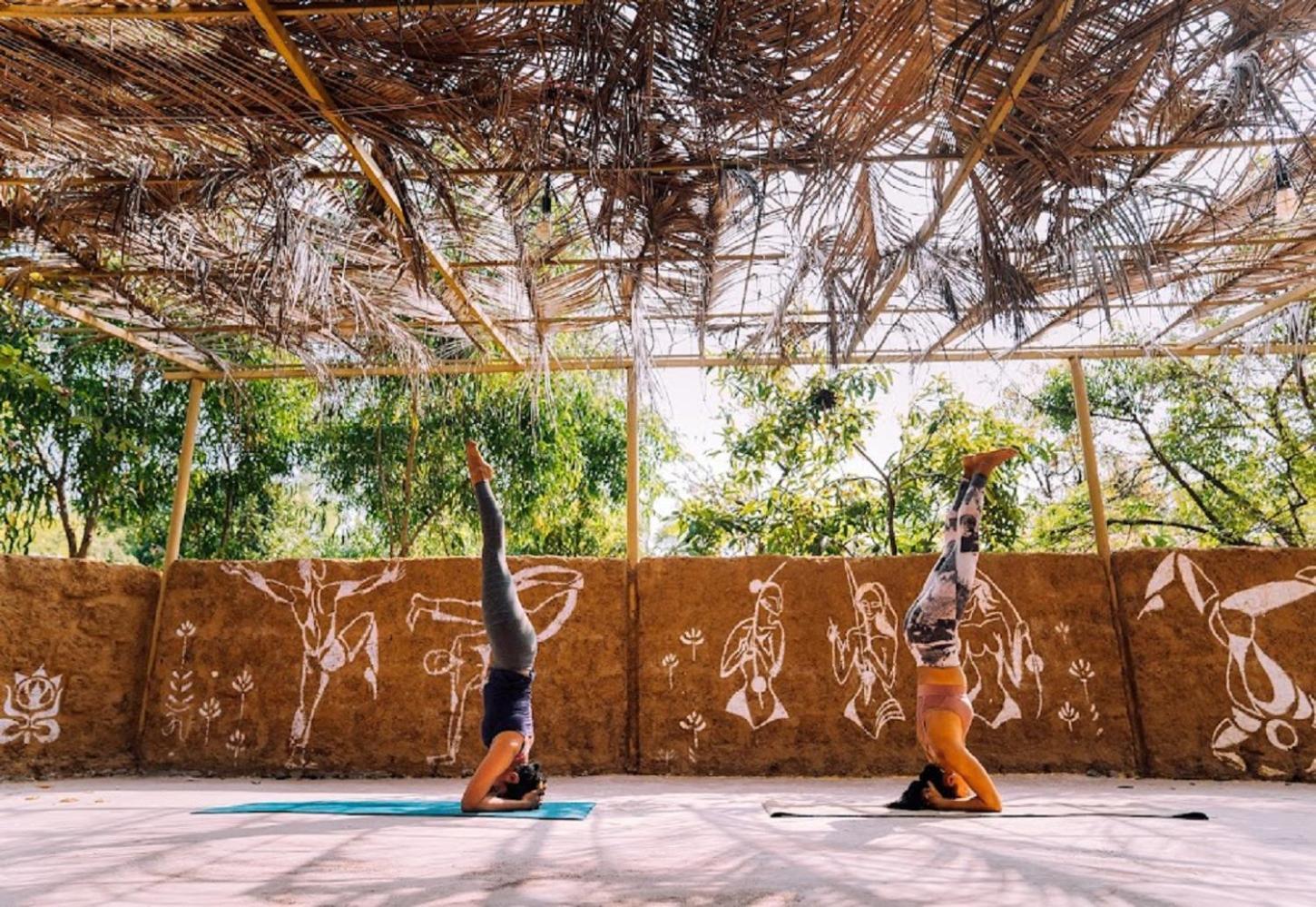 Jamboree Creek Yoga Mandrem Buitenkant foto